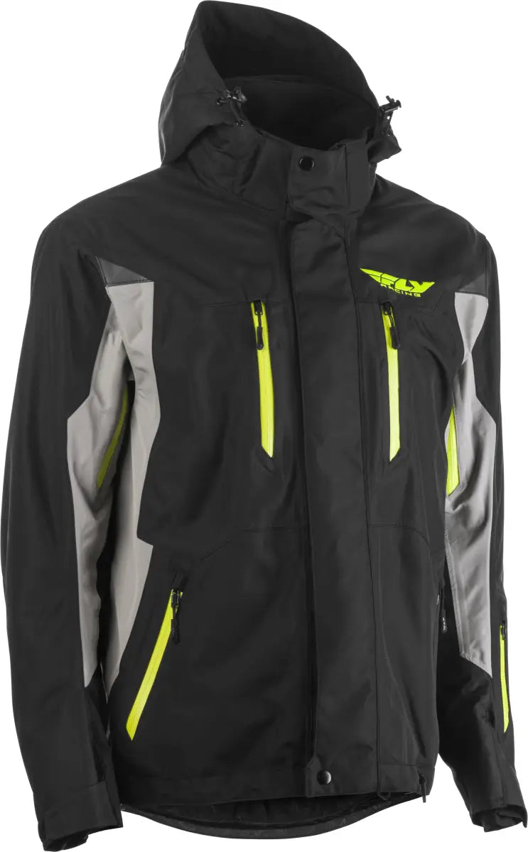 Fly Racing 470-4102L Fly Incline Jacket Grey/Black Lg wps-470-4102l