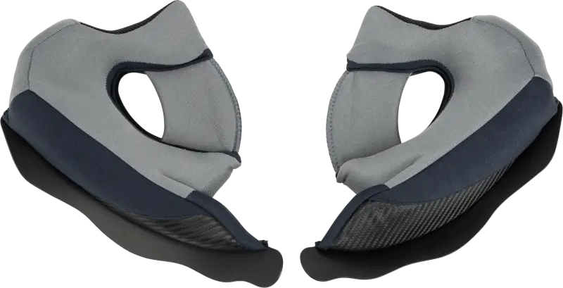 Fly Racing 73-891412X Odyssey Cheek Pads 2X Grey/Black wps-73-891412x