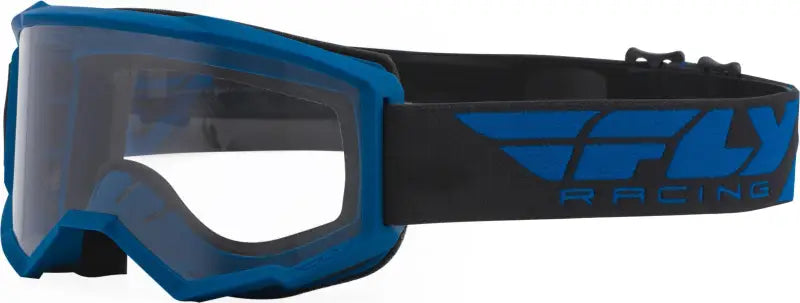 Fly Racing FLA-002 Focus Goggle Blue W/Clear Lens wps-37-5101