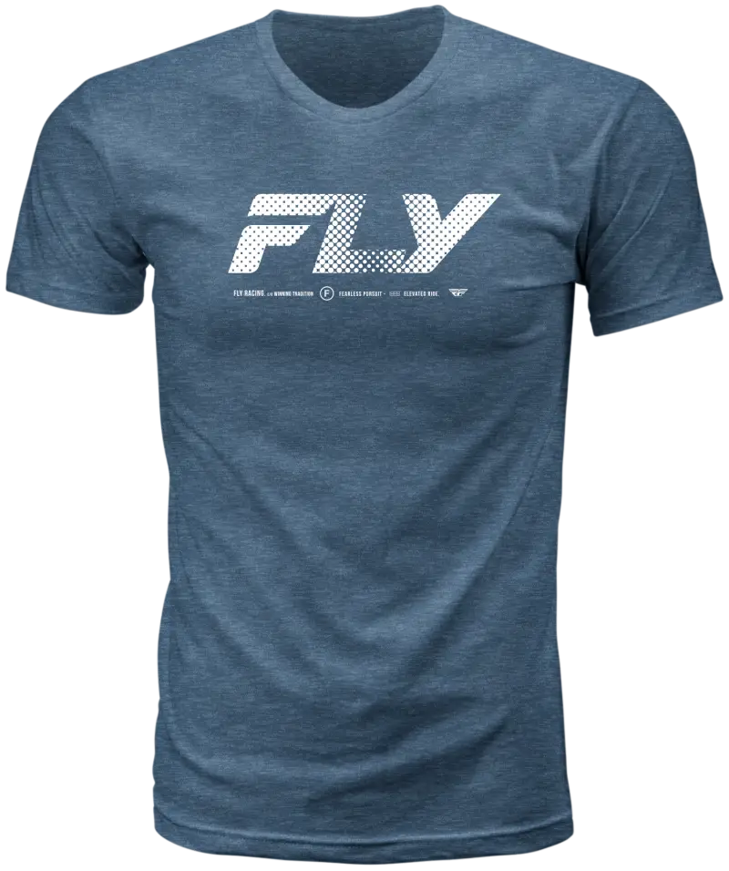 Fly Worldwide Blue Tee Soft Cotton Comfort 354-0408x