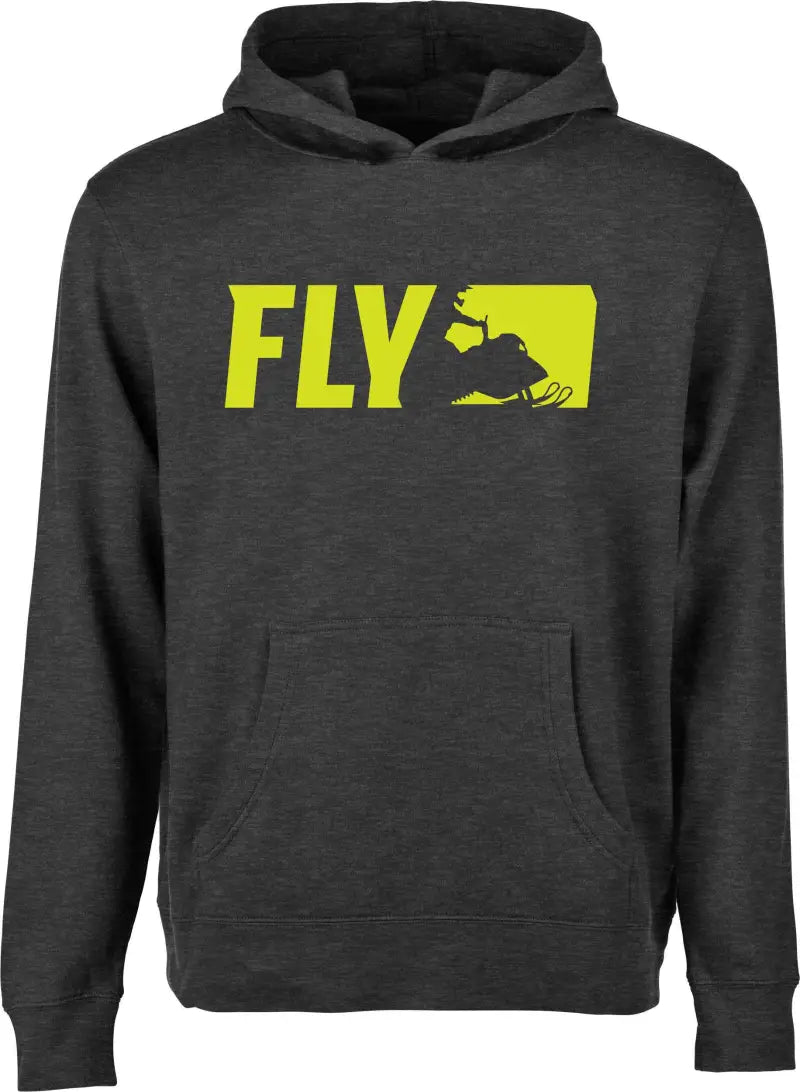 Fly Youth Primary Hoodie Charcoal Yl wps-354-0166yl