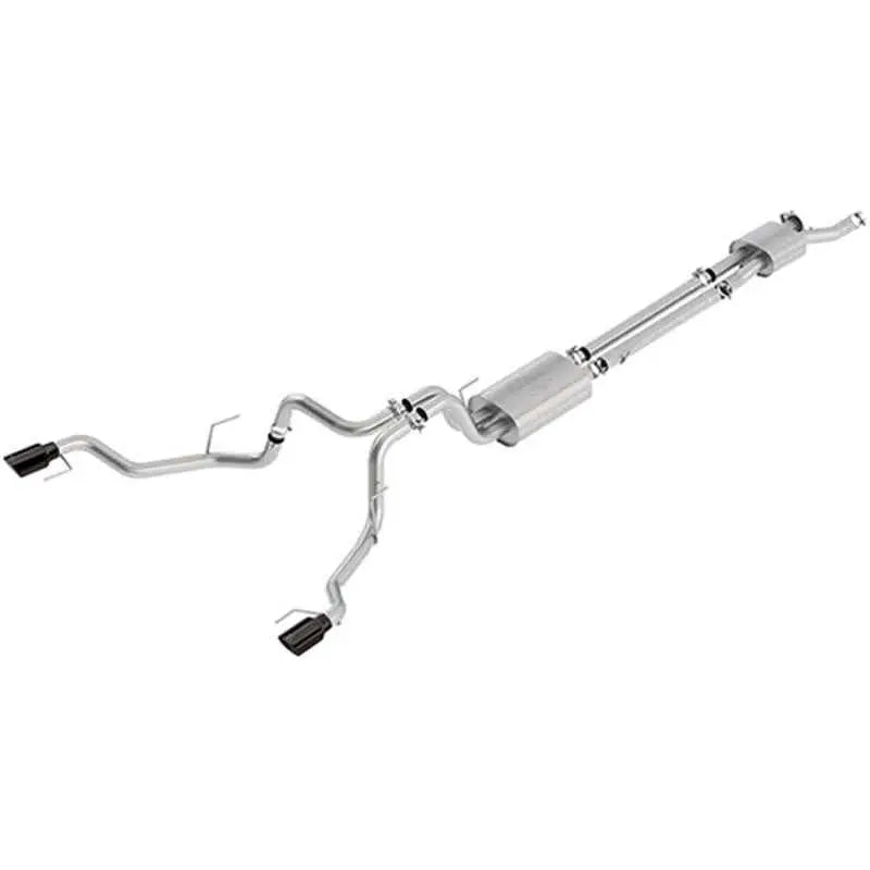 Ford Racing 2017 Ford Raptor 3.5L Touring Cat-Back Exhaust System w/ Black Tips (No Drop Ship) m-5200-f15rtb