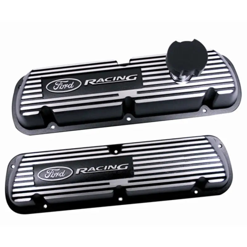 Ford Racing Black Satin Valve Covers Racing EFI frpm-6000-j302r