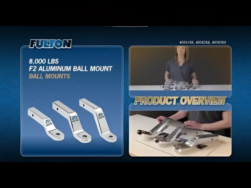 Fulton Aluminum Ball Mount with 2-Inch Drop f764038188