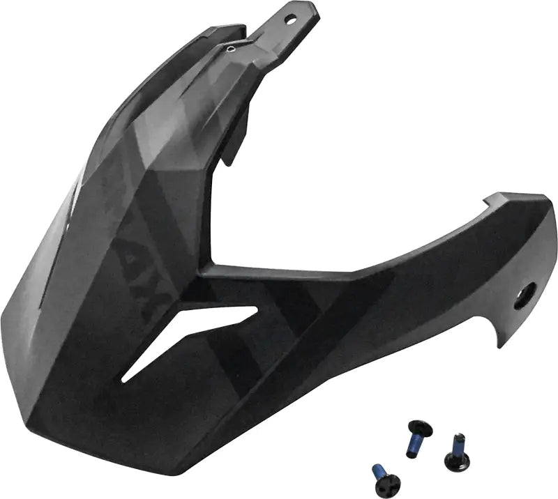 G011109 Visor W/Screws Trapper Matte Black/Grey Gm 11s wps-72-3397