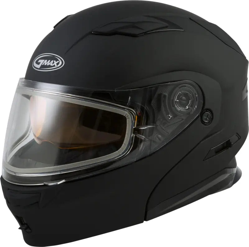 G2010078D-ECE Gmax Md-01S Modular Snow Helmet Matte Black 2X wps-72-62712x