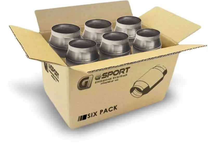 GESI G-Sport 6PK 400 CPSI EPA Approved 4.5inx4.5in GEN2 Ultra High Output Cat Conv - Substrate Only 685200