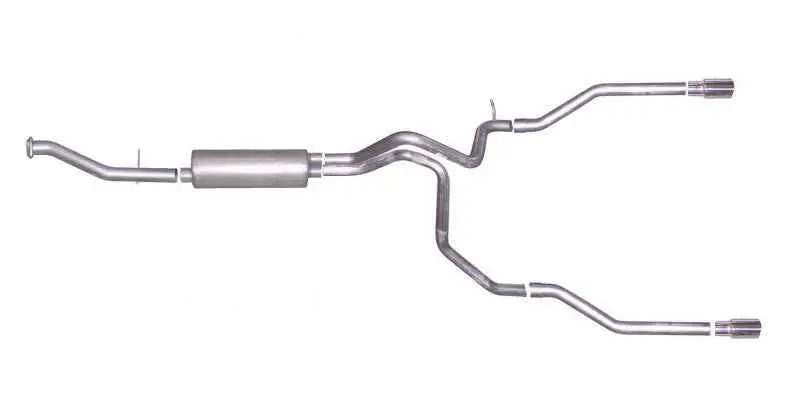 Gibson 02-05 Chevrolet Avalanche 1500 Base 5.3L 2.25in Cat-Back Dual Split Exhaust - Aluminized 5561