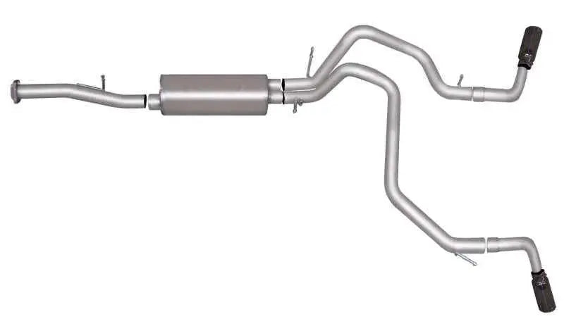 Gibson 07-12 Chevrolet Avalanche LS 5.3L 2.25in Cat-Back Dual Extreme Exhaust - Aluminized 5572