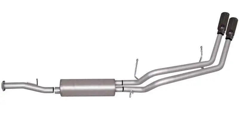 Gibson 07-12 Chevrolet Avalanche LS 5.3L 2.25in Cat-Back Dual Sport Exhaust - Aluminized 5574