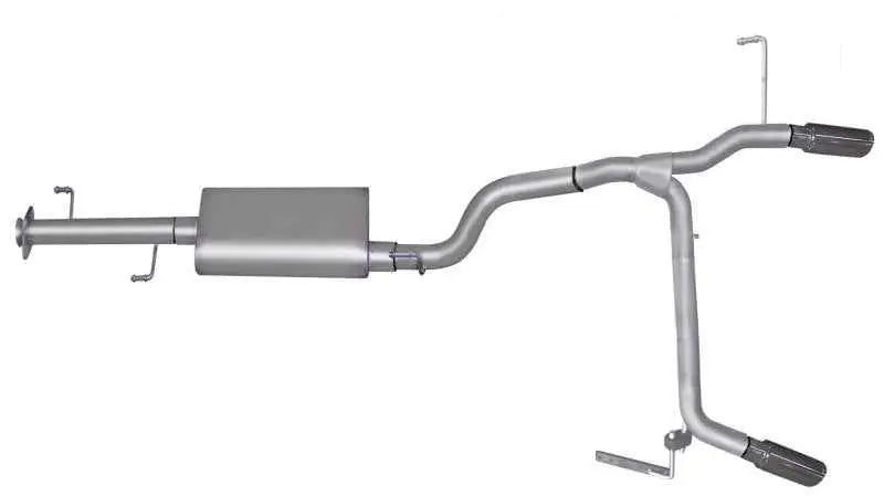 Gibson 07-14 Toyota FJ Cruiser Base 4.0L 2.5in Cat-Back Dual Split Exhaust - Aluminized 18808