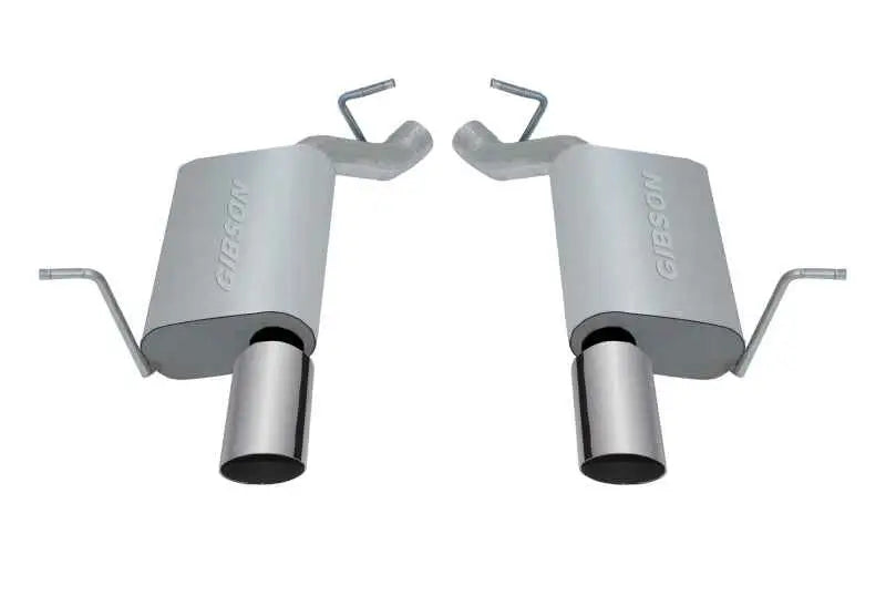 Gibson 11-18 Jeep Grand Cherokee Laredo 3.6L 2.25in Axle-Back Dual Exhaust - Aluminized 17407