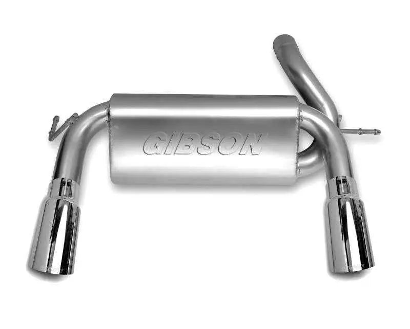 Gibson 12-17 Jeep Wrangler JK Rubicon 3.6L 2.5in Cat-Back Dual Split Exhaust - Aluminized 17303