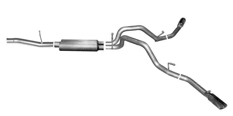 Gibson 14-19 Cadillac Escalade Base 6.2L 3.5in/2.25in Cat-Back Dual Extreme Exhaust - Aluminized 5681