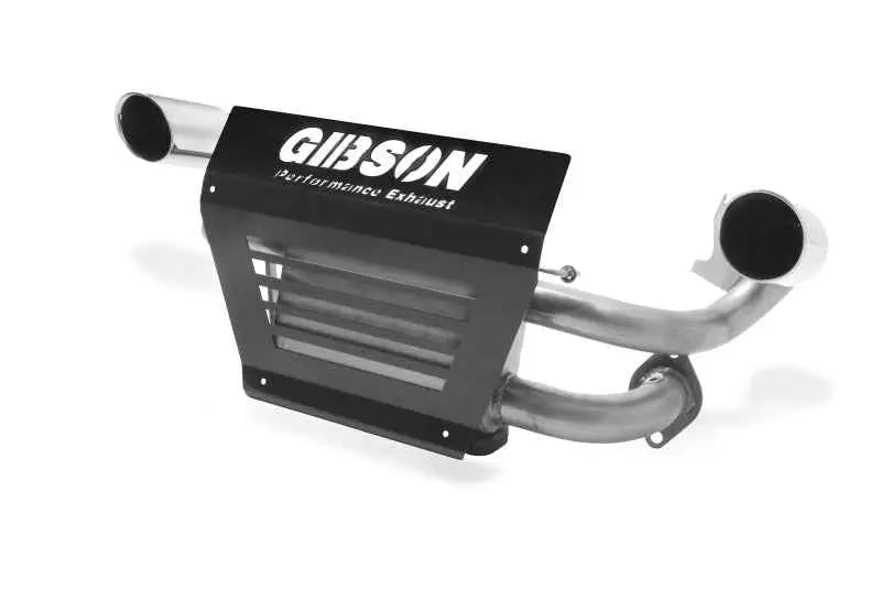 Gibson 15-17 Polaris RZR XP 1000 EPS Base 2.25in Dual Exhaust - Stainless 98021
