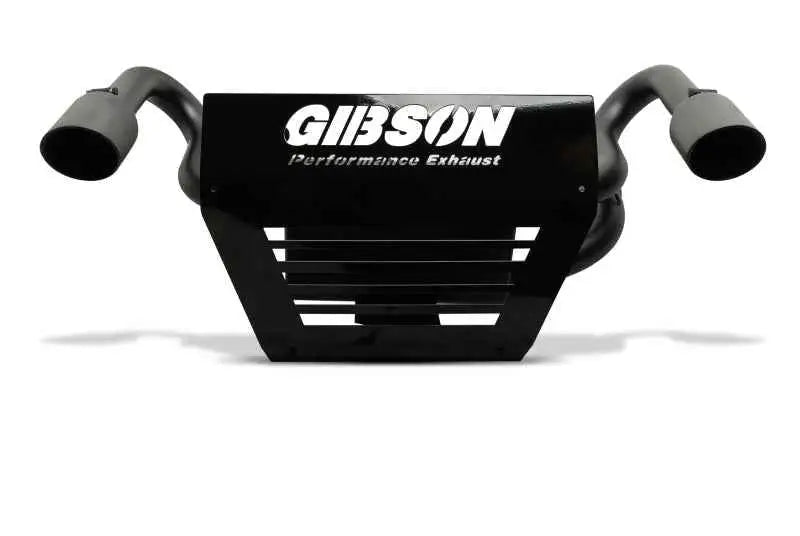 Gibson 16-18 Polaris RZR XP Turbo EPS Base 2.25in Dual Exhaust - Black Ceramic 98026