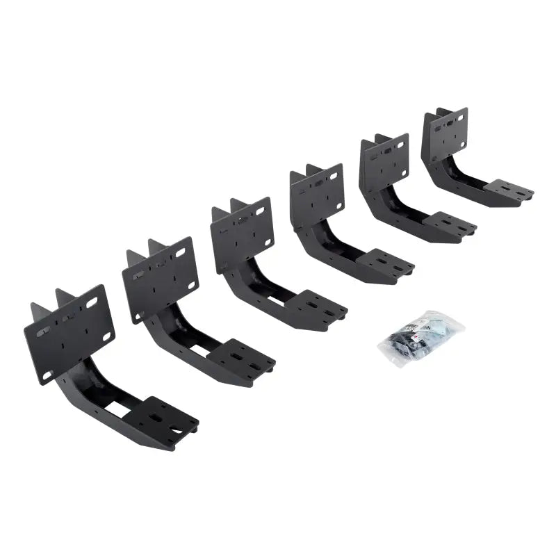 Go Rhino 19-22 Ram 1500 Crew Cab 4DR Mounting Brackets (V-Series V3/RB10 Slim/RB20 Slim) - Tex. Blk gor6943066