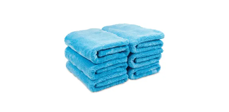 Griots Garage Microfiber Plush Edgeless Towels (Set of 6) - Case of 20 grg14901