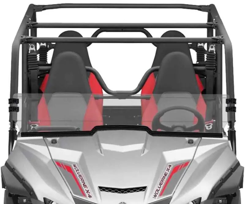 Half Windshield Clr Yam Wolverine X 4 wps-63-1215