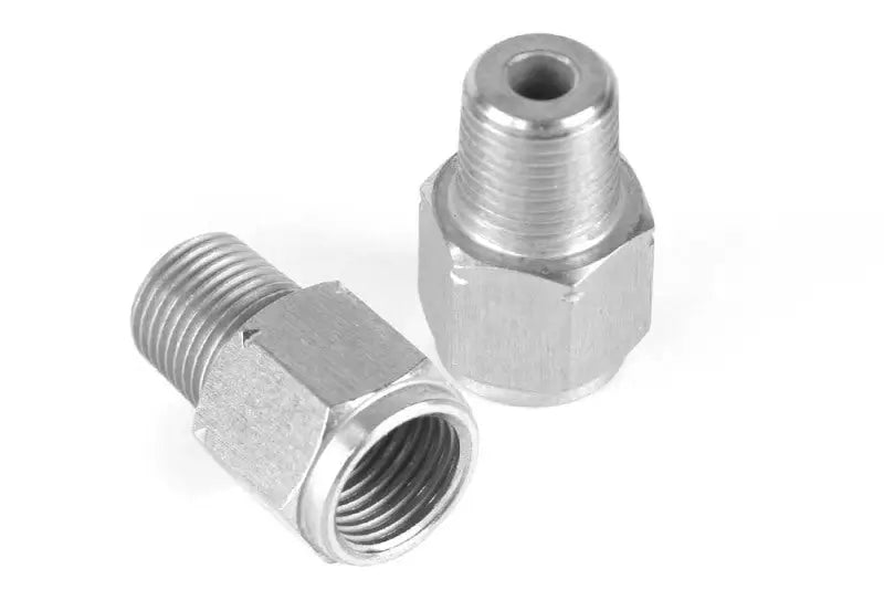 Haltech M10 x 1.0 to 1/8 BSPT Adaptor - Stainless Steel halht-010921