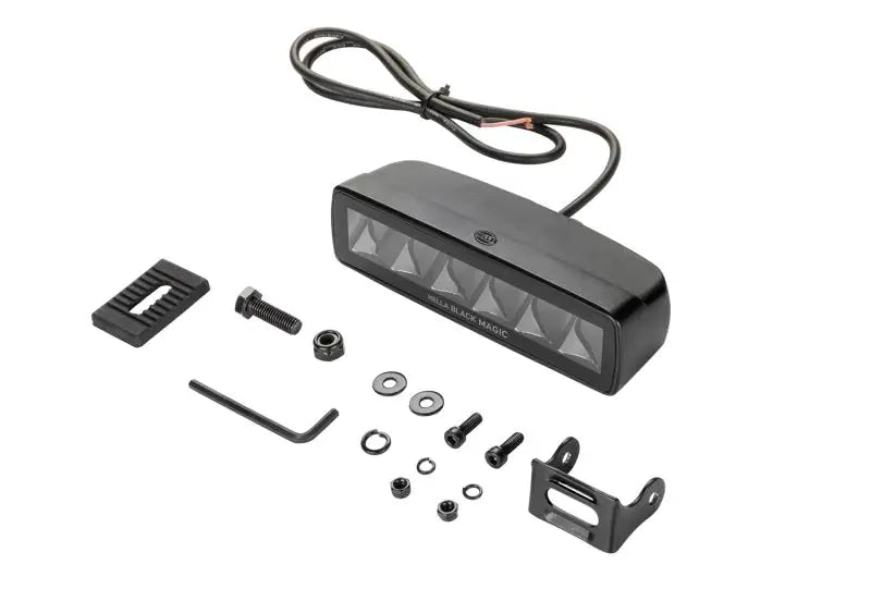 Hella Universal Black Magic 6 L.E.D. Mini Light Bar - Spot Beam hella358176211
