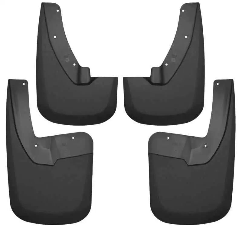 Husky Liners 09-17 Dodge Ram 1500/2500 Both w/ OE Fender Flares Front and Rear Mud Guards - Black 58186