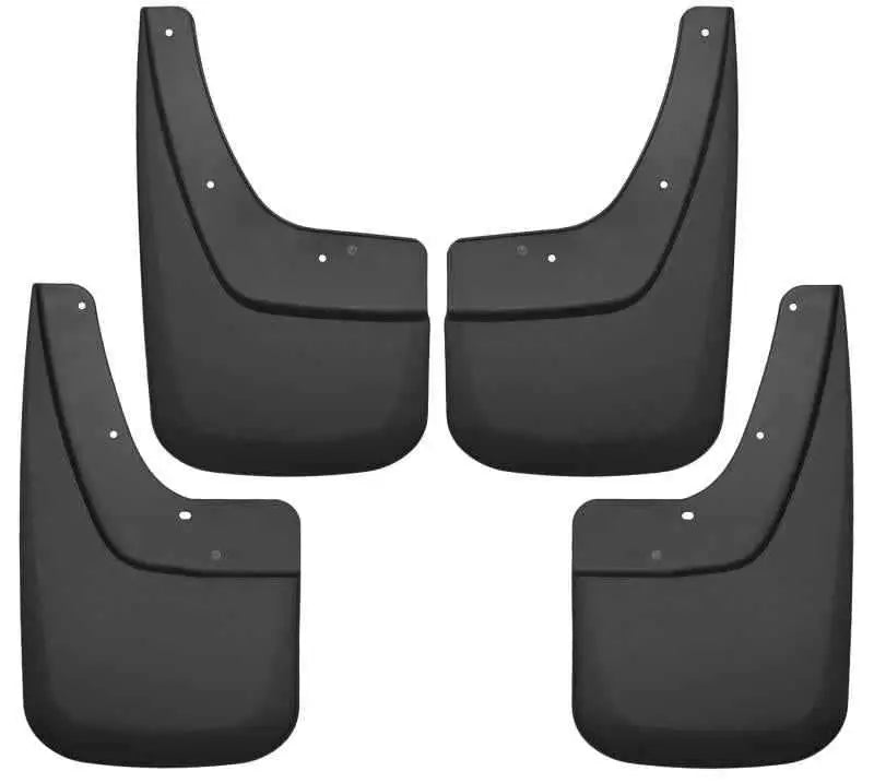 Husky Liners 14-17 GMC Sierra 1500 / 15-16 Sierra 2500 HD Front and Rear Mud Guards - Black 56896