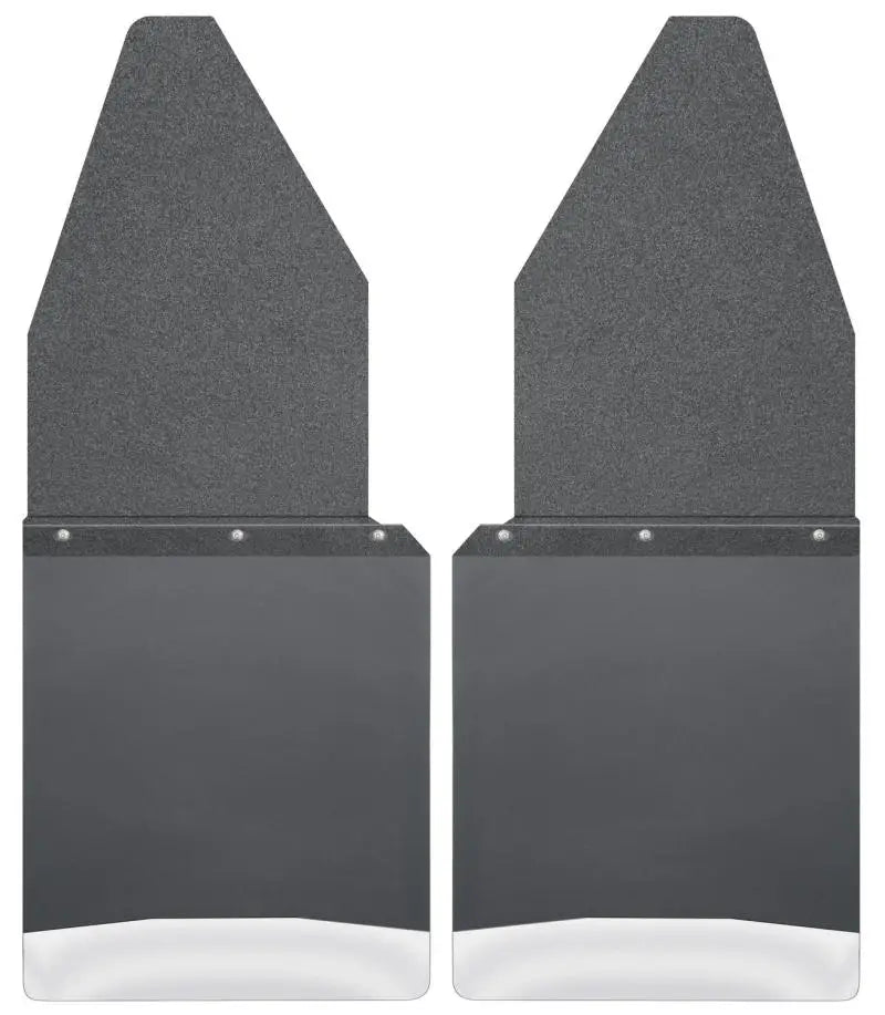 Husky Liners Ford 88-16 F-150/88-99 F-250 12in W Black Top SS Weight Kick Back Front Mud Flaps hsl17104