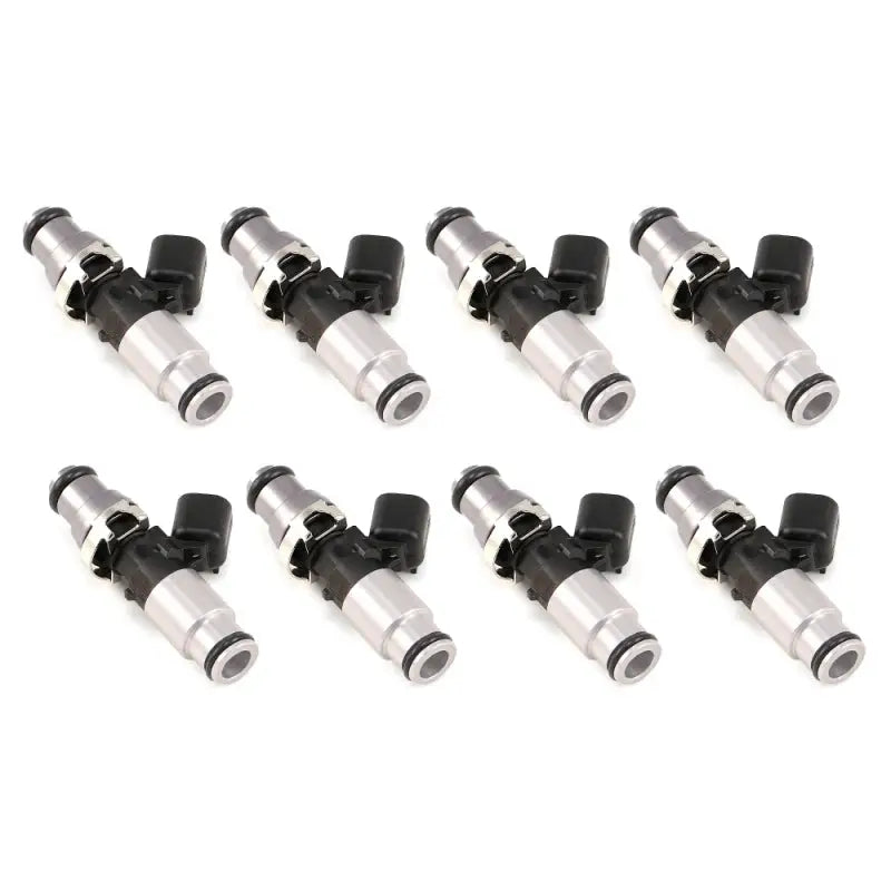 Injector Dynamics 1340cc Injector - 60mm Length - 14mm Grey Top - Blue Bottom Adaptor (Set of 8) idx1300-60-14-14b-8