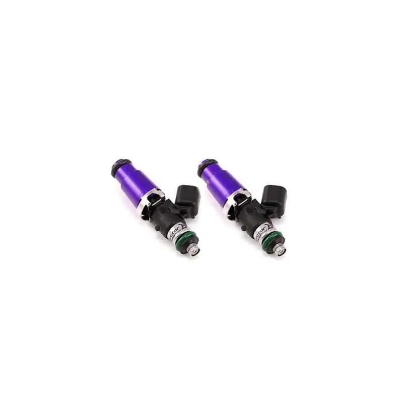 Injector Dynamics 2600-XDS Injectors - 60mm Length - 14mm Purple Top - 14mm Lower O-Ring (Set of 2) 2600-60-14-14-2