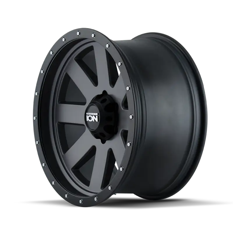 ION Type 134 17x8.5 / 5x127 BP / 6mm Offset / 83.82mm Hub Matte Gunmetal/Black Beadlock Wheel ion134-7873mg