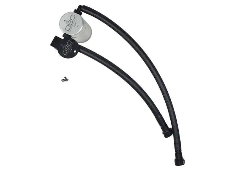 J&L 14-19 Chevrolet Corvette LT1 6.2L Driver Side Oil Separator 3.0 - Clear Anodized 3087d-c