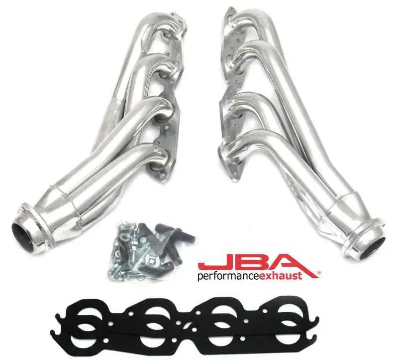 JBA 01-03 Gm Truck 8.1L BBC w/o EGR/A.I.R. 1-3/4in Primary Silver Ctd Cat4Ward Header 1860sjs