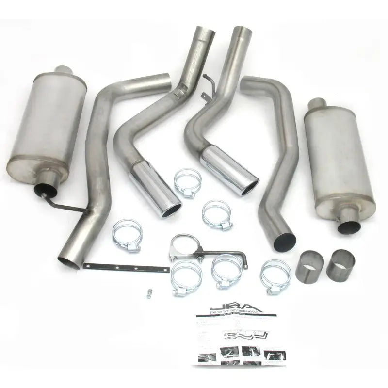 JBA 01-06 Chevrolet Silverado 2500/3500 HD 6.0/8.1L 409SS Pass Side Dual Exit Cat-Back Exhaust jba40-3030