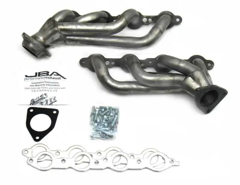 JBA 02-13 GM Truck 4.8L/5.3L LS Raw 409 Cat4Ward Header 1850s-2
