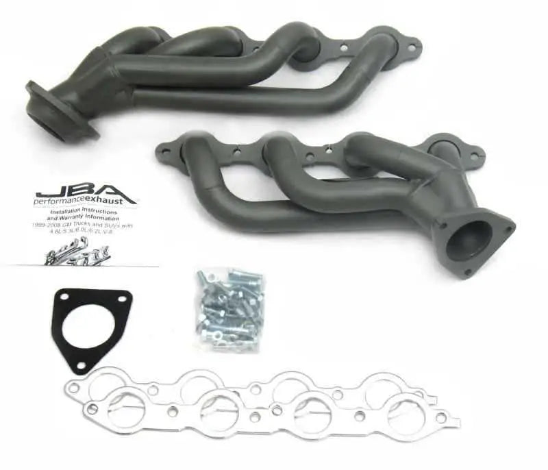 JBA 02-13 GM Truck 4.8L/5.3L LS Ti Ctd Cat4Ward Header 1850s-2jt