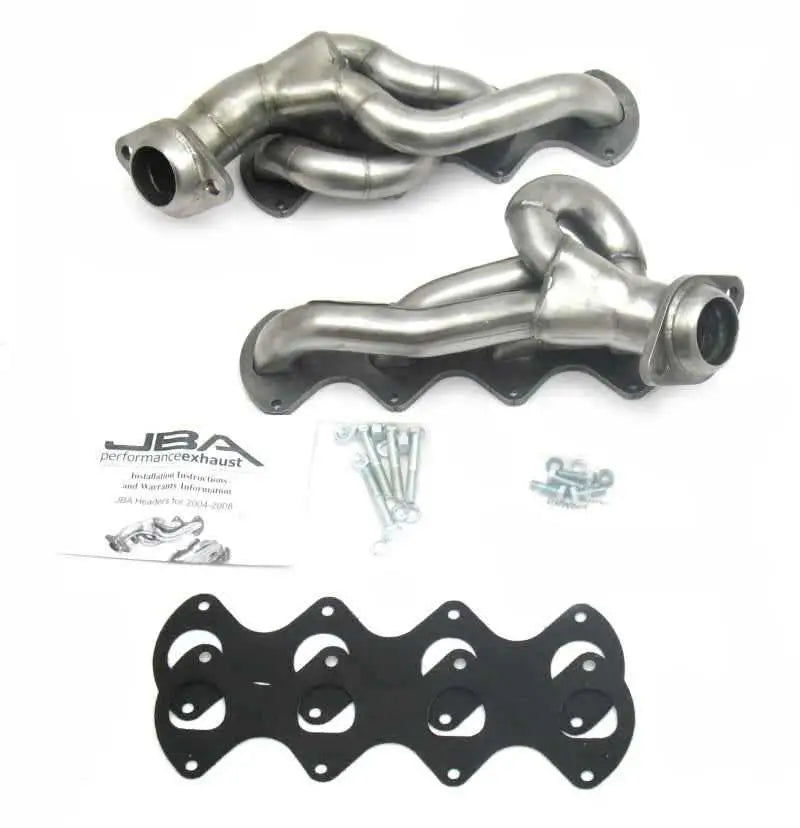 JBA 05-10 Ford F-250/F-350 5.4L 3V 1-5/8in Primary Raw 409SS Cat4Ward Header 1676S-1