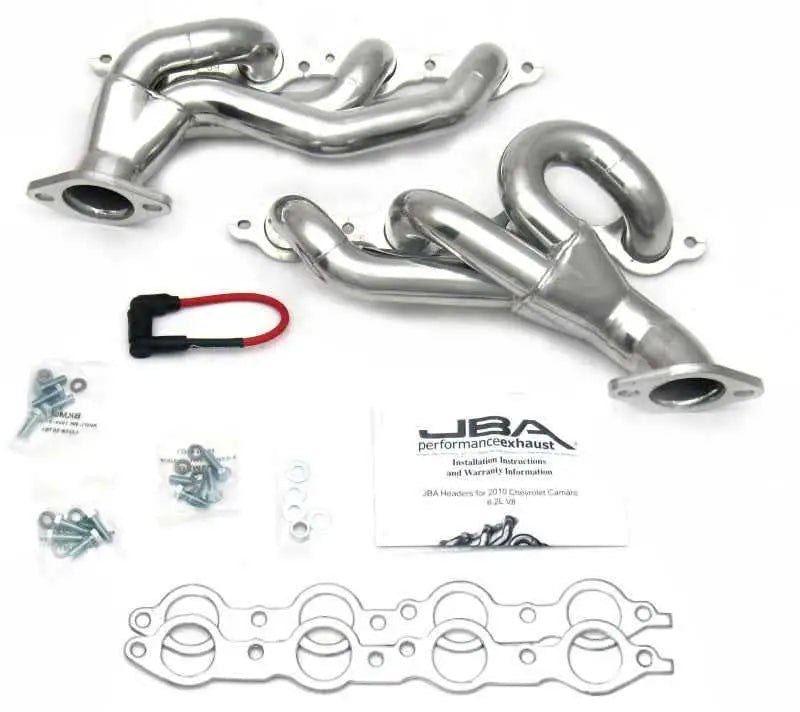 JBA 10-15 Camaro 6.2L LS 1-3/4in Primary Silver Ctd Cat4Ward Header 1812SJS