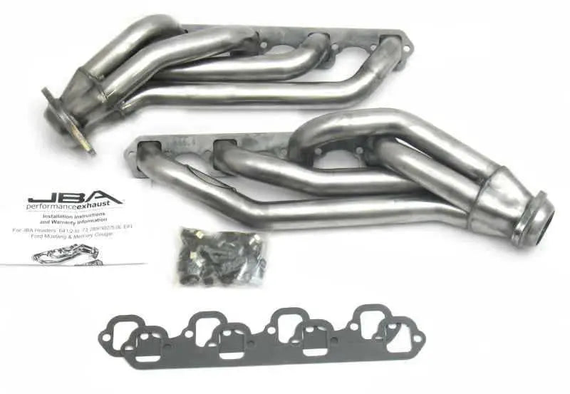 JBA 65-73 Ford Mustang 260-302 SBF 1-5/8in Primary Raw 409SS Mid Length Header 1650S