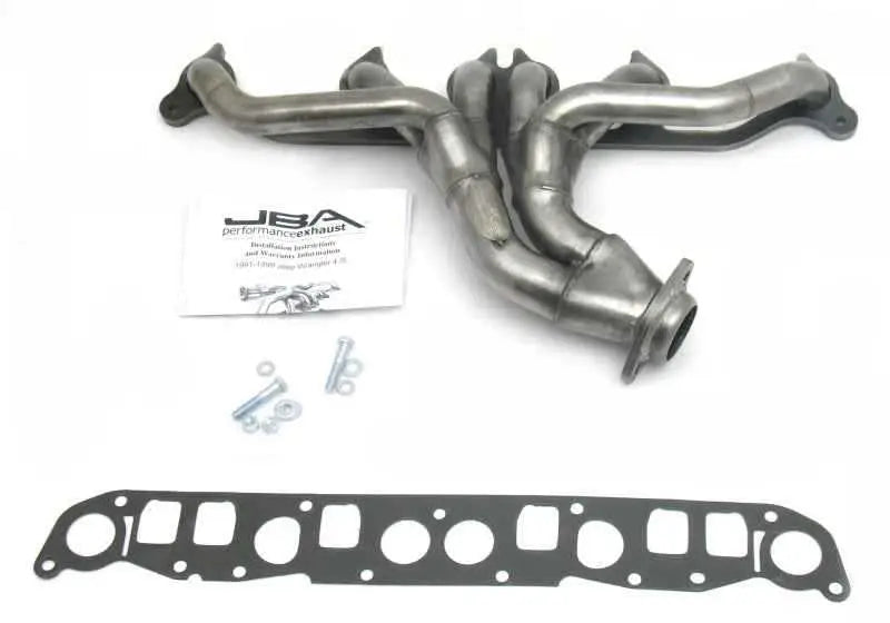 JBA 91-99 Jeep 4.0L 1-1/2in Primary Raw 409SS Cat4Ward Header 1526S