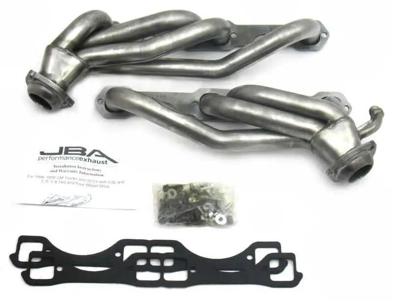 JBA 96-00 GM Truck 5.0L/5.7L SBC w/o A.I.R. 1-1/2in Primary Raw 409SS Cat4Ward Header 1832s