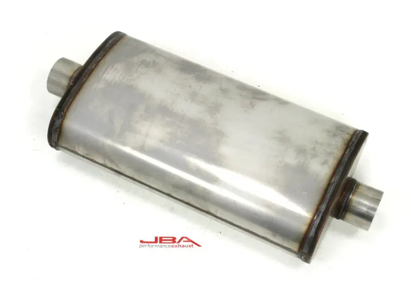 JBA Universal Dual Core 304SS Muffler 22x11x6 3in Inlet Diameter 40-302201