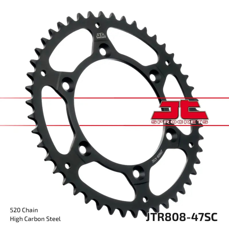 JTR808.47SC Rear Sprocket Steel 47t 520 Kaw/Suz wps-555-80847