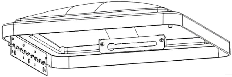 K1020-09 Dometic Dome Kit-Black Polycarbonate d7ek102009