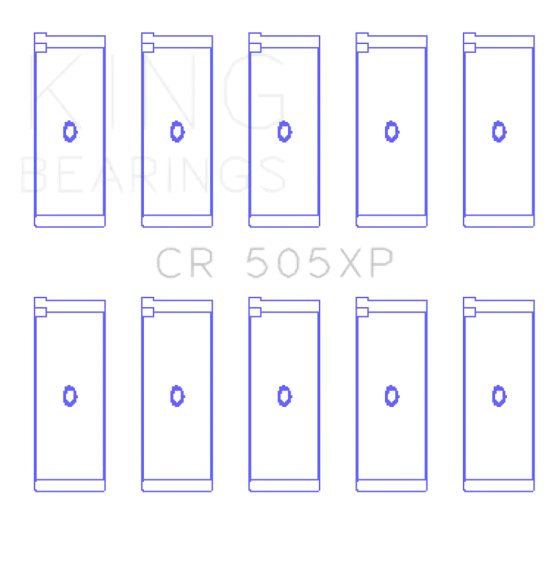 King Audi 2.1L/2.2L 10V/20V 5cyl Turbo (Size STDX) Performance Rod Bearing Set kingcr505xpstdx