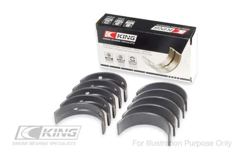 King Ford 302 CID Coyote (Size STD) Performance Coated Main Bearing Set mb5734mc