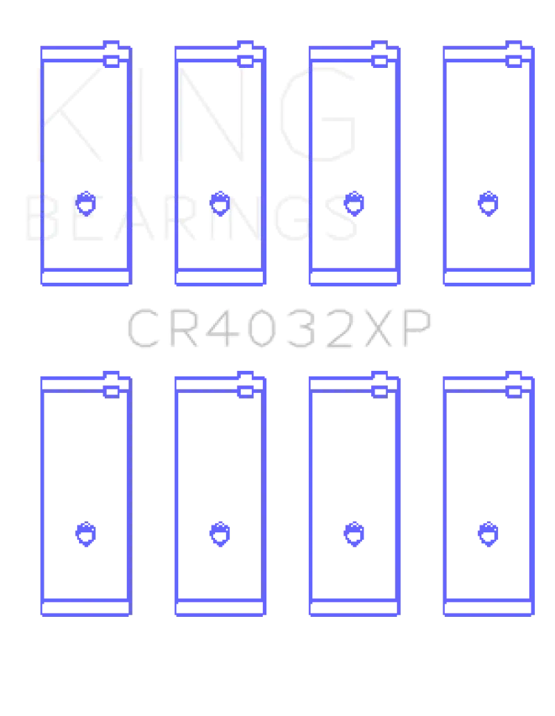 King Toyota 4AGE 4AGZE 16V 1.6L (Size STD) Performance Rod Bearing Set kingcr4032xp