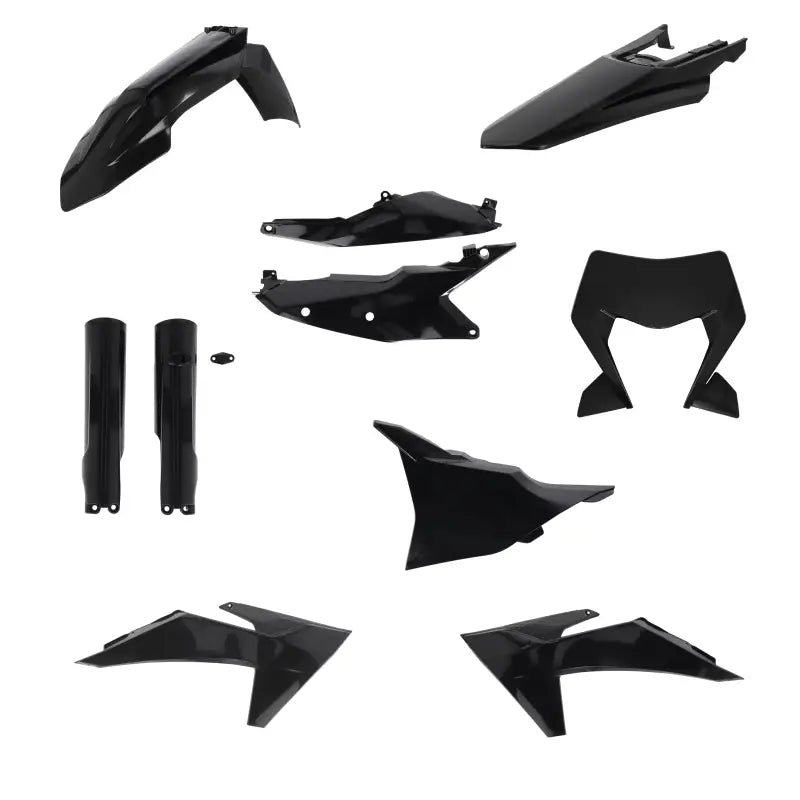 KTM Black Plastic Kit with Original Factory Shape 29865-50001