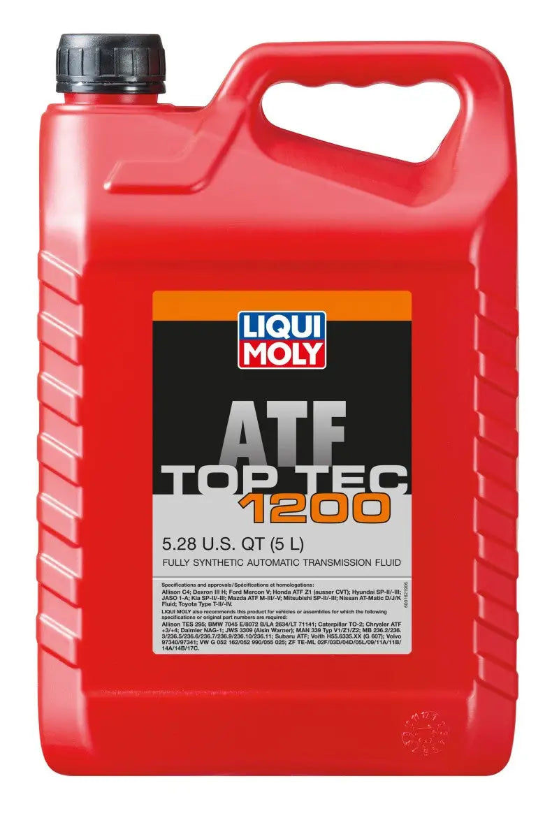 LIQUI MOLY 5L Top Tec ATF 1200 - Case of 4 lqm20020