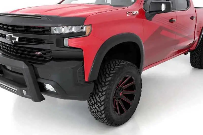 Lund 2019 Chevy Silverado 1500 SX-Sport Smooth Elite Series Front Fender Flares - Black (2 Pc.) sx140sa
